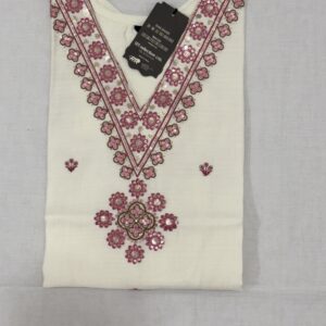 V Neck Pure Cotton Side Open Kurti
