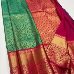 KANCHIPURAM HANDLOOM PURE SILK SAREE