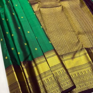 KANCHIPURAM HANDLOOM PURE SILK SAREE