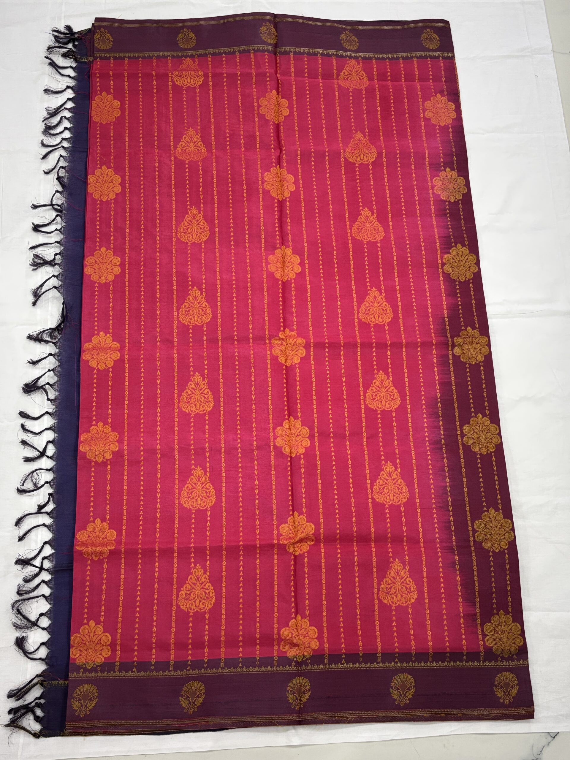 PURE VALAINAR VAIRA OOSI PATTU SAREE - Image 2