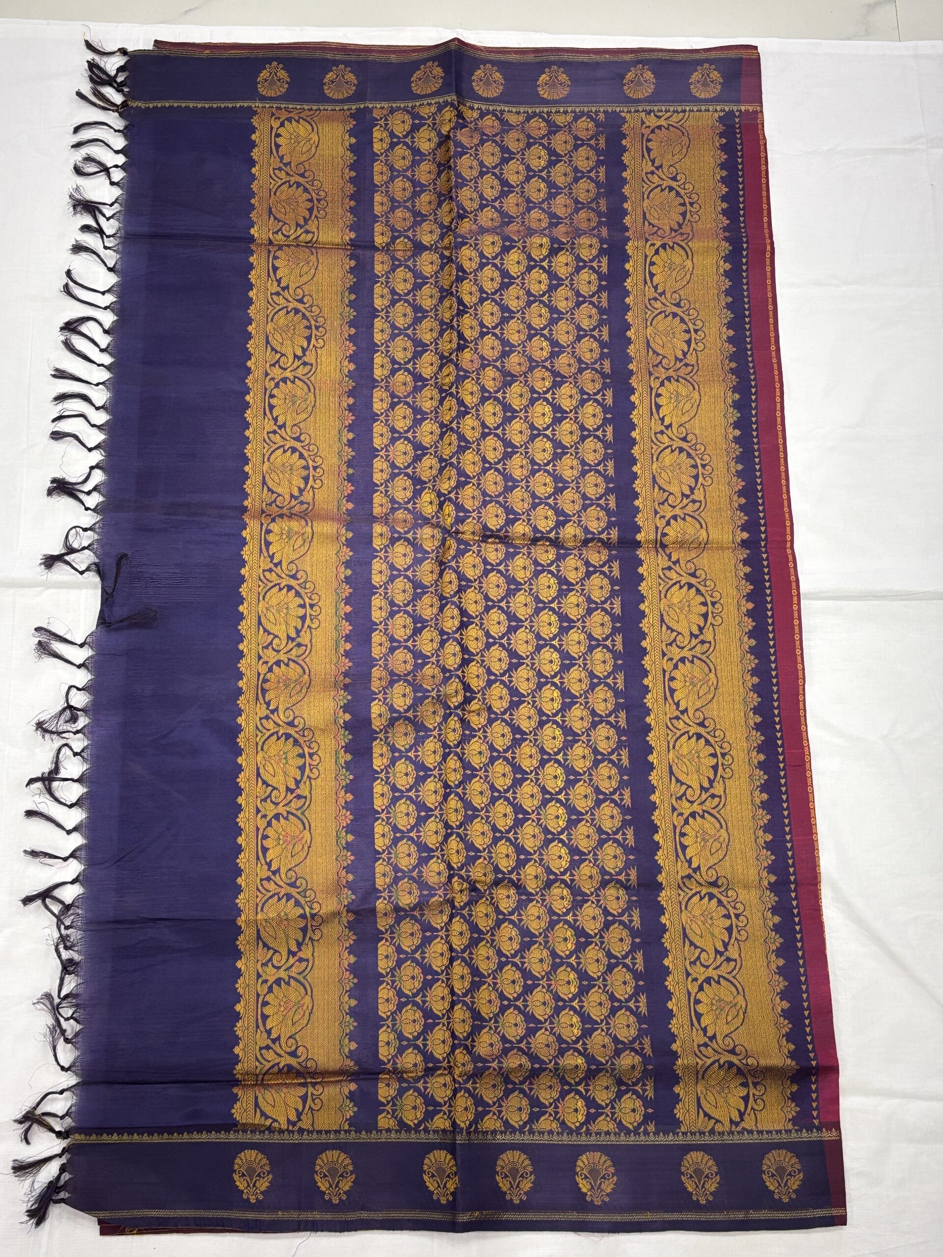 PURE VALAINAR VAIRA OOSI PATTU SAREE - Image 3