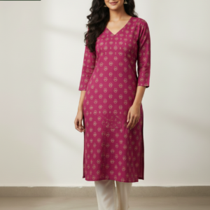 DTW STYLE LIVA SIDE OPEN KURTI