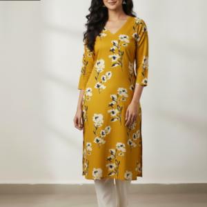 DTW STYLE LIVA SIDE OPEN KURTI