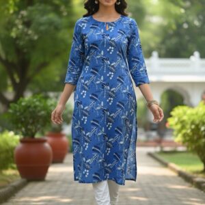 DTW STYLE LIVA SIDE OPEN KURTI